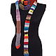 Order Striped knitted scarf. asmik (asmik). Livemaster. . Scarves Фото №3