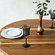 Order Round sliding dining table made of elm 'Dinero'. Stolyarnoe pr-vo U.LOFT (g. Ivanovo). Livemaster. . Tables Фото №3