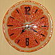 clock of fusing glass Orange. Watch. fusing. Online shopping on My Livemaster.  Фото №2