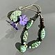 БИРЮЗА колье из керамики. Колье. Jewelry JY. Интернет-магазин Ярмарка Мастеров.  Фото №2