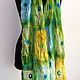 Felted silk scarf - Symphony of the sea. Scarves. crazywoolLT. Online shopping on My Livemaster.  Фото №2