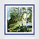 Birch Painting Summer Landscape Oil Paintings Forest, Pictures, Izhevsk,  Фото №1