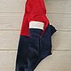 Clothing for cats 'Fleece jacket - Blue with red'. Pet clothes. Happy-sphynx. My Livemaster. Фото №4