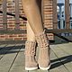 Summer boots-transformers ' Kristina'. High Boots. KnittedBoots. My Livemaster. Фото №4