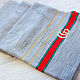 Grey Italian knitted scarf made of Gucci fabric. Scarves. Platkoffcom. Online shopping on My Livemaster.  Фото №2