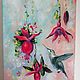 Hummingbird oil painting. Pictures. Viktorianka. My Livemaster. Фото №4