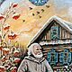  895. Разделочная доска Верные друзья. Утварь. Татьяна - шкатулки для души. Ярмарка Мастеров.  Фото №5