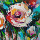 Painting with roses 'Rainbow Holiday' oil on canvas. Pictures. Svetlana Samsonova. My Livemaster. Фото №6