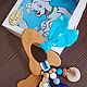 Грызунок Мини без вязаных бусин. Грызунки. Анна (ChipBabyToys). Ярмарка Мастеров.  Фото №6