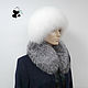 Fur detachable collar fringe Fox fur TK-212. Collars. Mishan (mishan). Online shopping on My Livemaster.  Фото №2