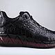 Кроссовки из натуральной кожи крокодила IMA7012B1. Кроссовки. CrocShop товары из экзотической кожи. Ярмарка Мастеров.  Фото №7