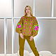 Vyshyvanka Embroidered  blouse, Boho Blouse. Blouses. 'Viva'. Online shopping on My Livemaster.  Фото №2
