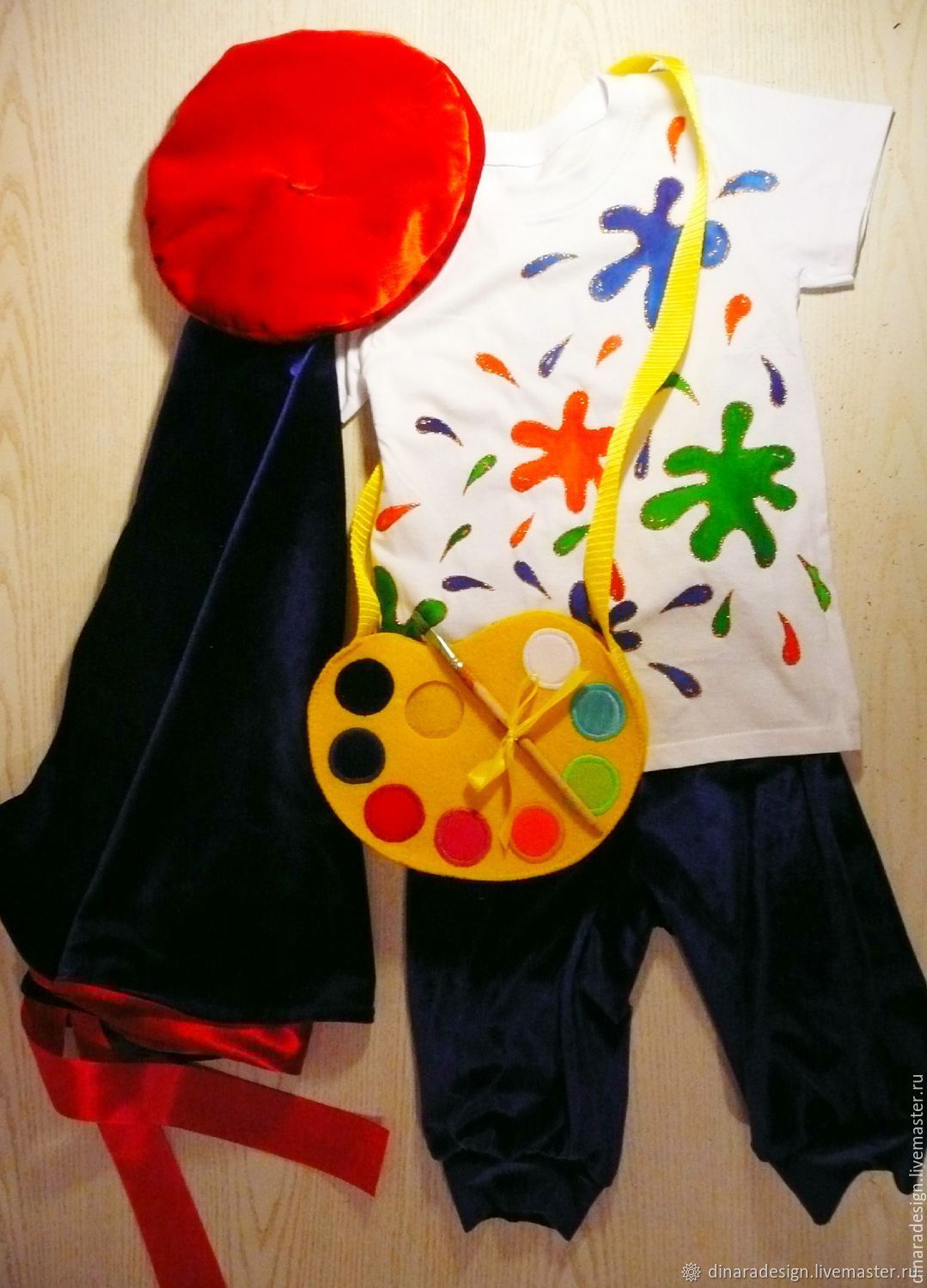 Костюм художника для мальчика своими руками из подручных материалов