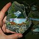 Magnet stone Jasper painted the Altai mountains, Stones, Zmeinogorsk,  Фото №1