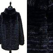 Одежда handmade. Livemaster - original item Fur mink jacket black. Handmade.