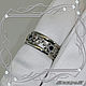 Ring 'Wedding rings-EXCLUSIVE' 925 silver, sapphires, rhodium. VIDEO. Rings. MaksimJewelryStudio. My Livemaster. Фото №6