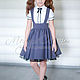 School skirt with removable straps Art.057. School uniforms. ModSister. My Livemaster. Фото №5