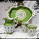 The painted porcelain.Set 'Cornflower blue summer'. Tea & Coffee Sets. Frida Gots. Online shopping on My Livemaster.  Фото №2