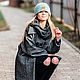 Knitted panama - turquoise melange color, Hats1, Moscow,  Фото №1