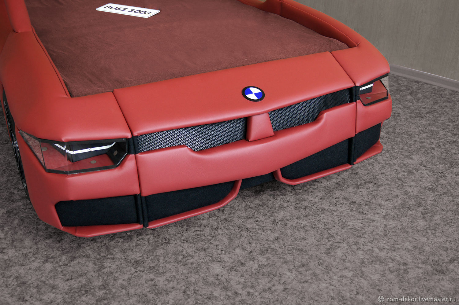 КРОВАТЬ-АВТО "BMW M9" с подсветкой, в коже в интернет-магазине Ярмарка ...