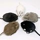 Mouse souvenir, keychain made of mink fur. Christmas gifts. kupimeh. My Livemaster. Фото №4