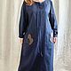 Платье из льна прямое свободное. Платья. SVЭRO dress. Интернет-магазин Ярмарка Мастеров.  Фото №2