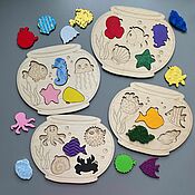 Куклы и игрушки handmade. Livemaster - original item Tactile lotto 