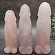The symbol of Fertility is a Penis figurine made of rose quartz, Feng Shui Figurine, Moscow,  Фото №1
