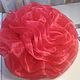 Headdress 'Carnation' or 'rose'. Carnival Hats. ludmila7070. My Livemaster. Фото №6