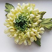 Украшения handmade. Livemaster - original item Brooch Chrysanthemum. Handmade.