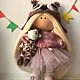 Интерьерная кукла. Тыквоголовка. Judi-dolls. Ярмарка Мастеров.  Фото №5
