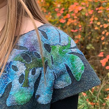 Одежда ручной работы. Ярмарка Мастеров - ручная работа Топ "Монстера". Handmade.
