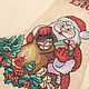 Новогодний носок-мешочек  "Санта -2". Подарочная упаковка. ot Natalis. Ярмарка Мастеров.  Фото №5