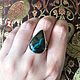 Amazon ring with Shattuckite, 925 sterling silver, size 18.25-18.5. Vintage ring. marusy-1 (Marusy-1). My Livemaster. Фото №4
