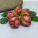 Бусины бутоны розочки лэмпворк "Золотой рубин" lampwork. Бусины. Оксана Искуснова украшения лэмпворк (SOVARTstudio). Ярмарка Мастеров.  Фото №4