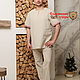 Men's trousers from unbleached linen. Mens pants. Slavyanskie uzory. My Livemaster. Фото №4