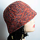 Red hat (wool with cashmere). Hats1. IRINA GRUDKINA Handmade Knitwear. Online shopping on My Livemaster.  Фото №2
