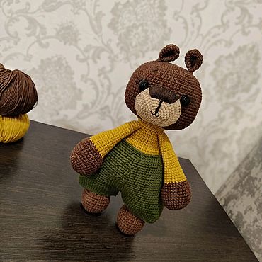 Вязаные игрушки от Наталии Решетник: Маша и Медведь