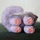 Валяная из шерсти игрушка. Серый котенок Дымок. Войлочная игрушка. Нина felt (Антистрессовые игрушки). Ярмарка Мастеров.  Фото №4