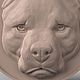 3D модель STL файл для 3д принтера и ЧПУ Кулон Питбуль. Шаблоны для резки. 3dprint-models. Интернет-магазин Ярмарка Мастеров.  Фото №2