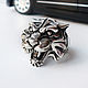 Men's Tiger Ring 925 Sterling Silver, Rings, Chaikovsky,  Фото №1