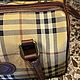 Винтаж: Винтажная сумка Burberry Nova Check Mini Boston. Сделано в Италии. Сумки винтажные. Chic bags. Ярмарка Мастеров.  Фото №8