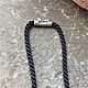 Nylon cord with silver lock 4 mm. Chain. veseliy-viking. My Livemaster. Фото №5