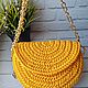 Сумка "Дилайла". Сумка через плечо. Knitted basket. Ярмарка Мастеров.  Фото №4