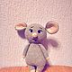 Мышь вязаная символ дома, Амигуруми куклы и игрушки, Надым,  Фото №1
