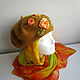 Copy of Takes embroidery FEATHER of the FIREBIRD. Berets. Juliya Laborera. My Livemaster. Фото №6