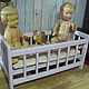 Vintage doll crib 50 years old, Vintage toy, Ekaterinburg,  Фото №1