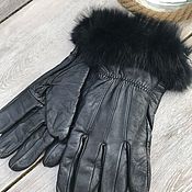 Винтаж handmade. Livemaster - original item Women`s gloves, genuine leather, Europe. Handmade.