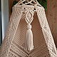 Подвесное кресло. Качели садовые. Оксана Макраме узелочки (macrame-uzelochki). Ярмарка Мастеров.  Фото №7