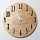 Wall clock in Scandinavian style, Watch, Chelyabinsk,  Фото №1